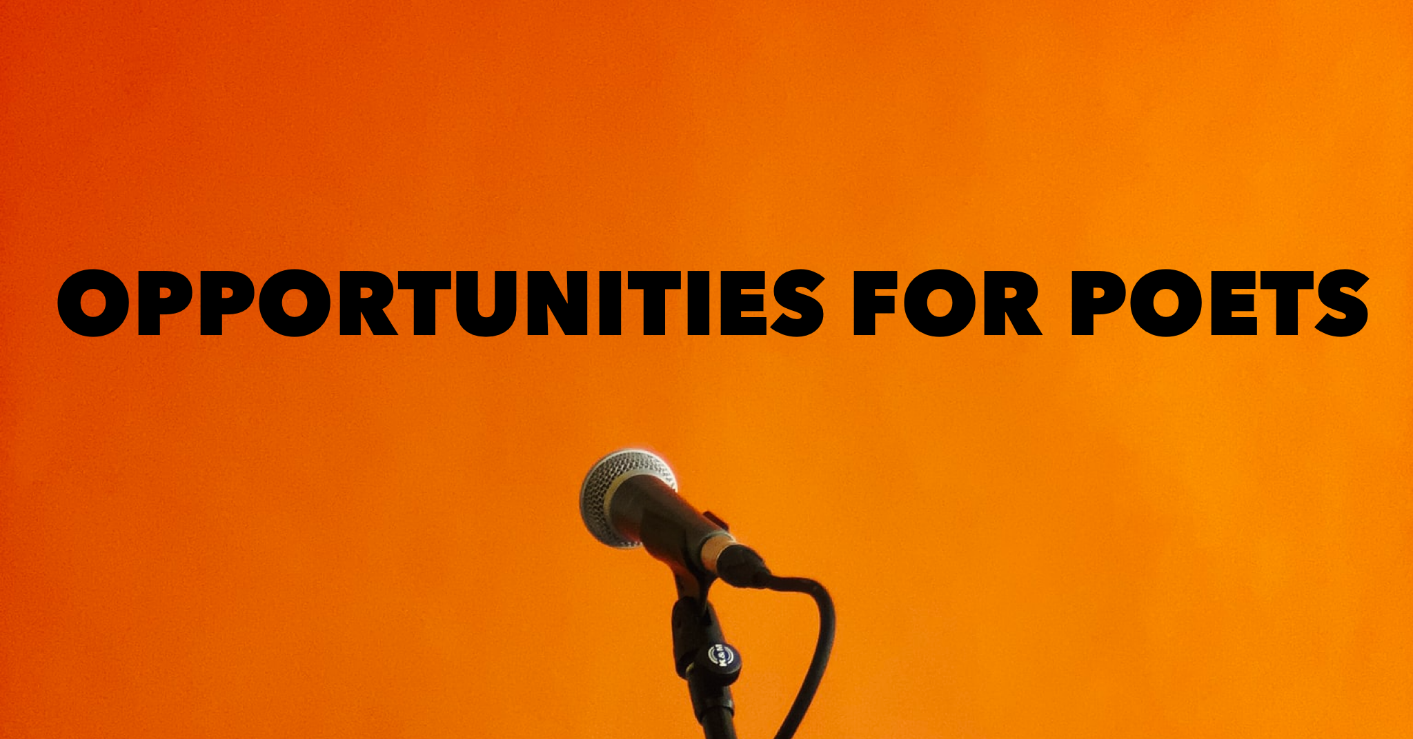 Opportunities for Poets
